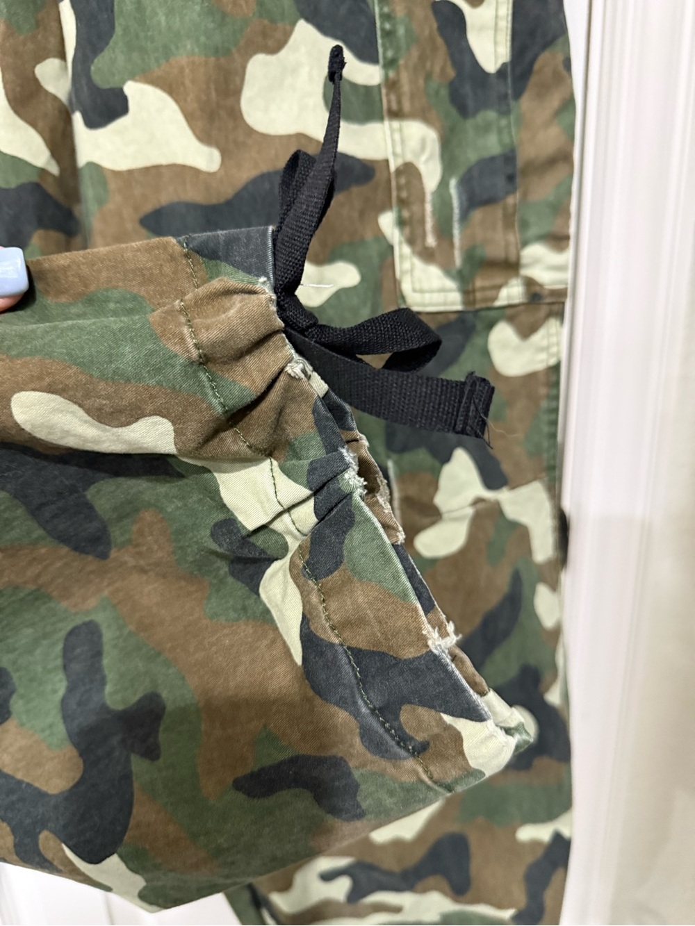 KBB by Kahlana Size Small, NWT Camo Cargo Jogger Pants - Green Camouflage - Picture 6 of 8